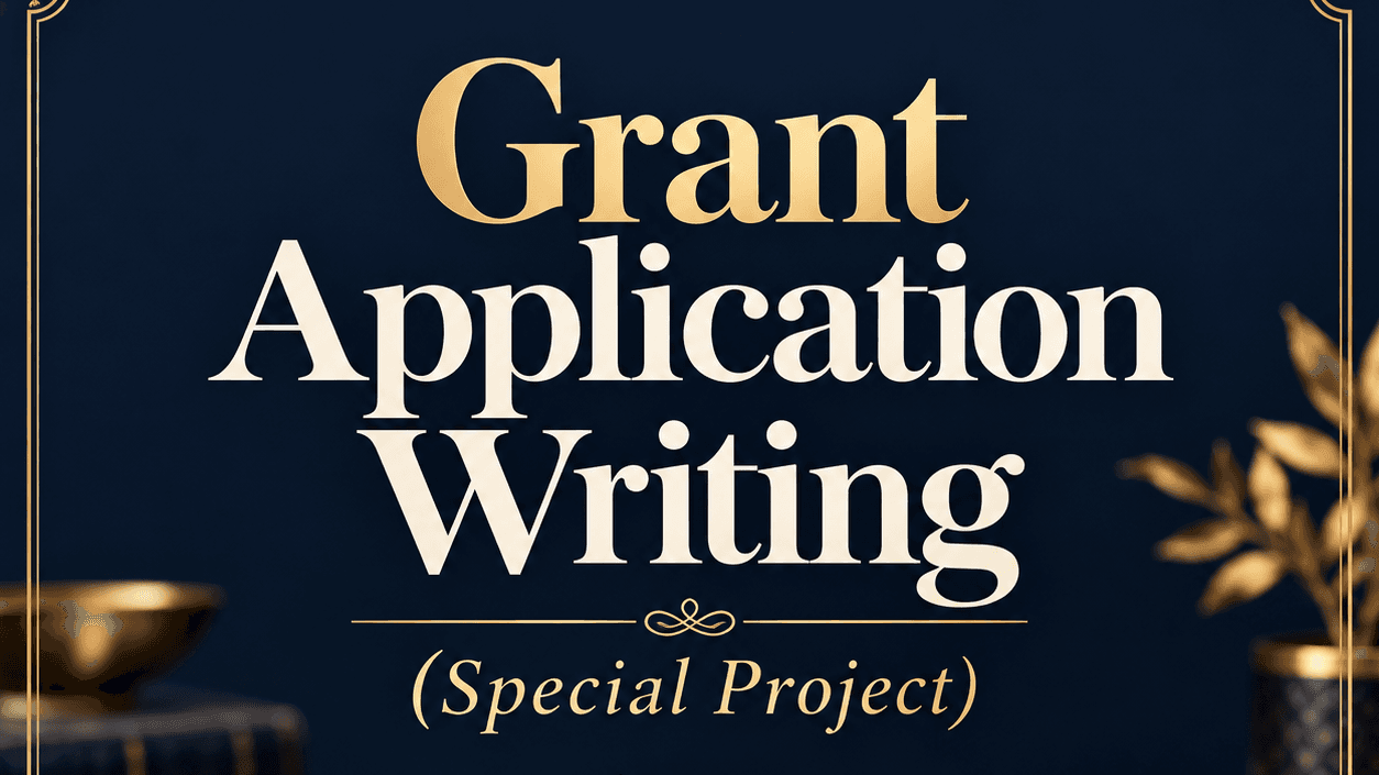Grant Application Writing | Special Project