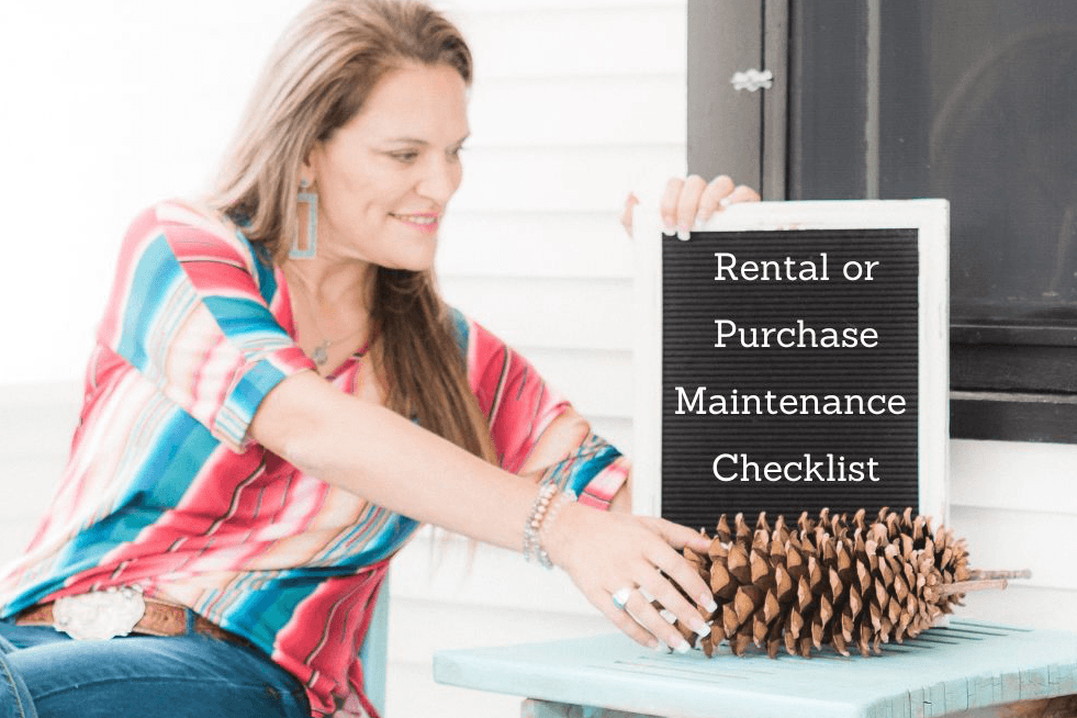 Keep Your Home Looking Great Maintenance Checklist
