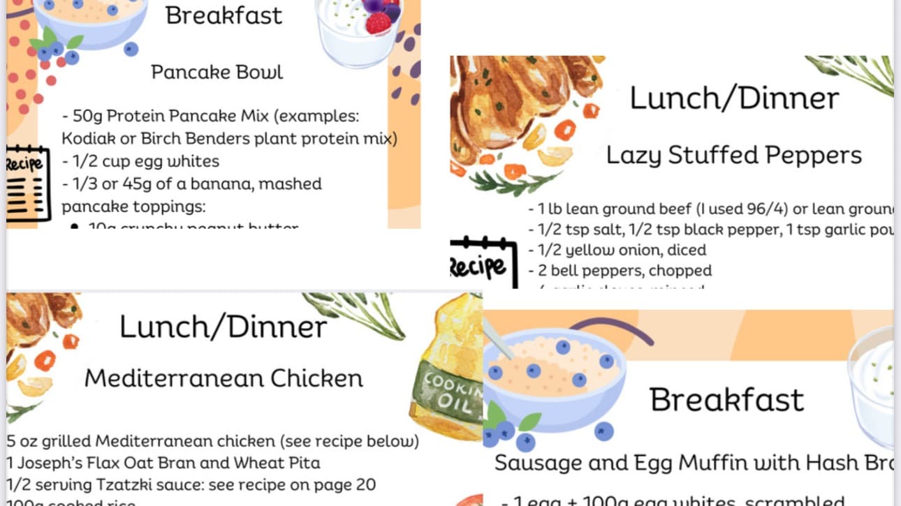 MacroForward Meals Book