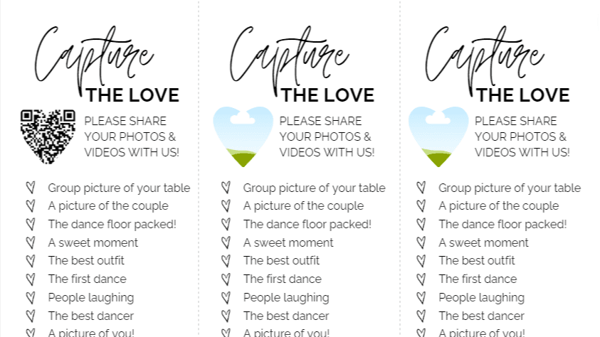 Get your wedding picture hunt today!