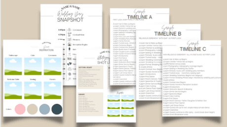 Get the DELUXE Wedding Binder template now!