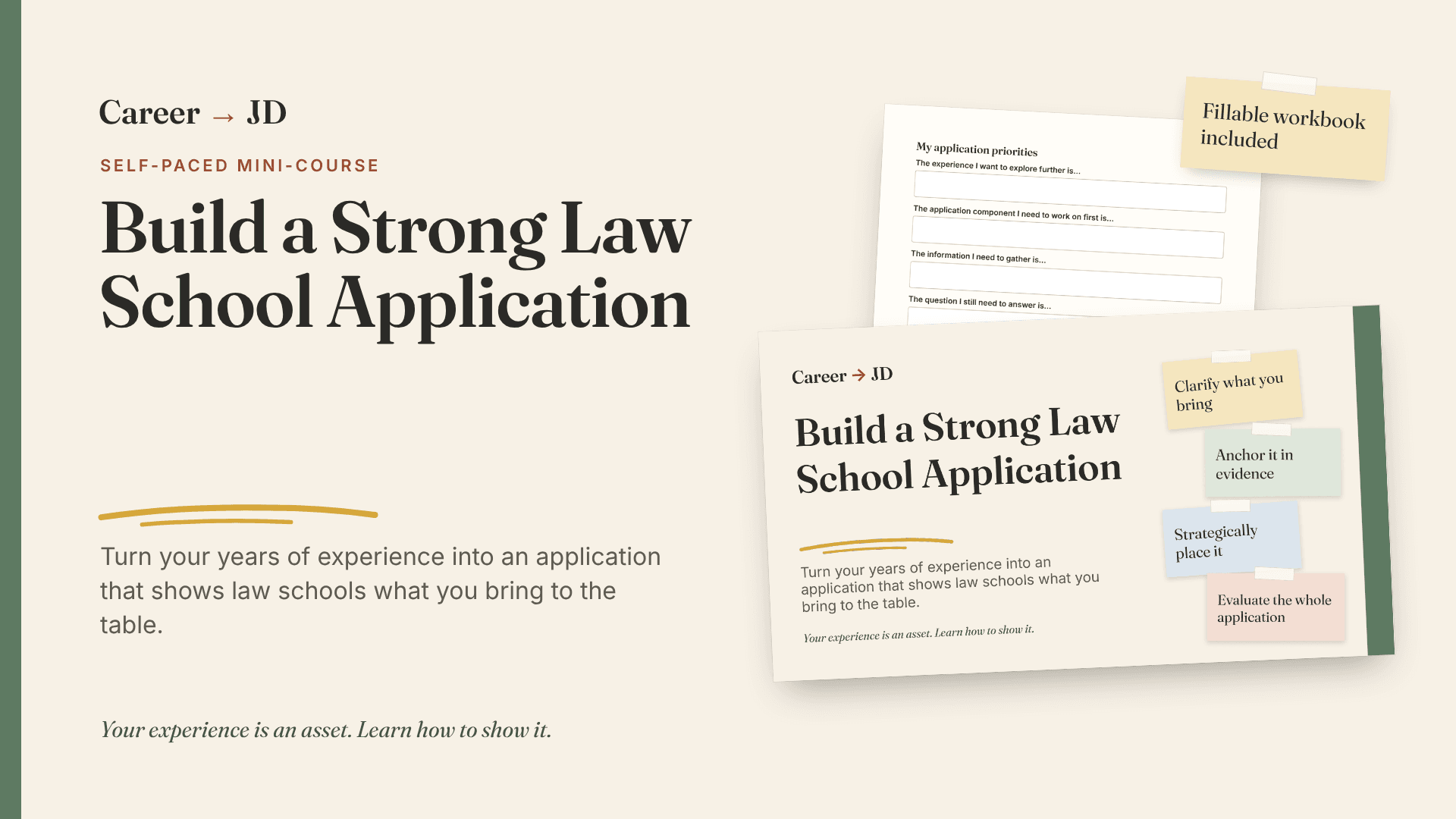 Building a Strong Law School Application