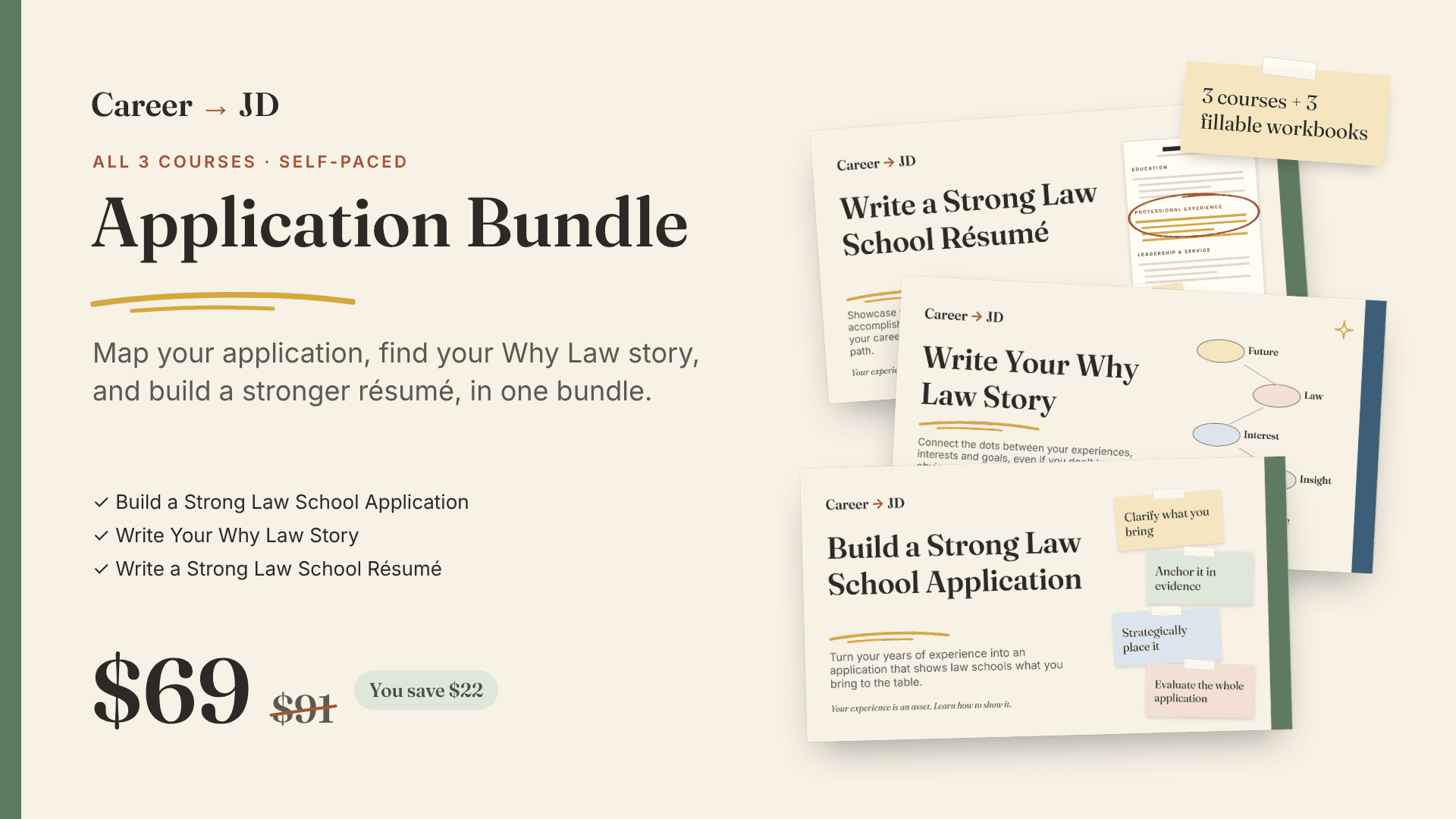 The Career → JD Application Bundle