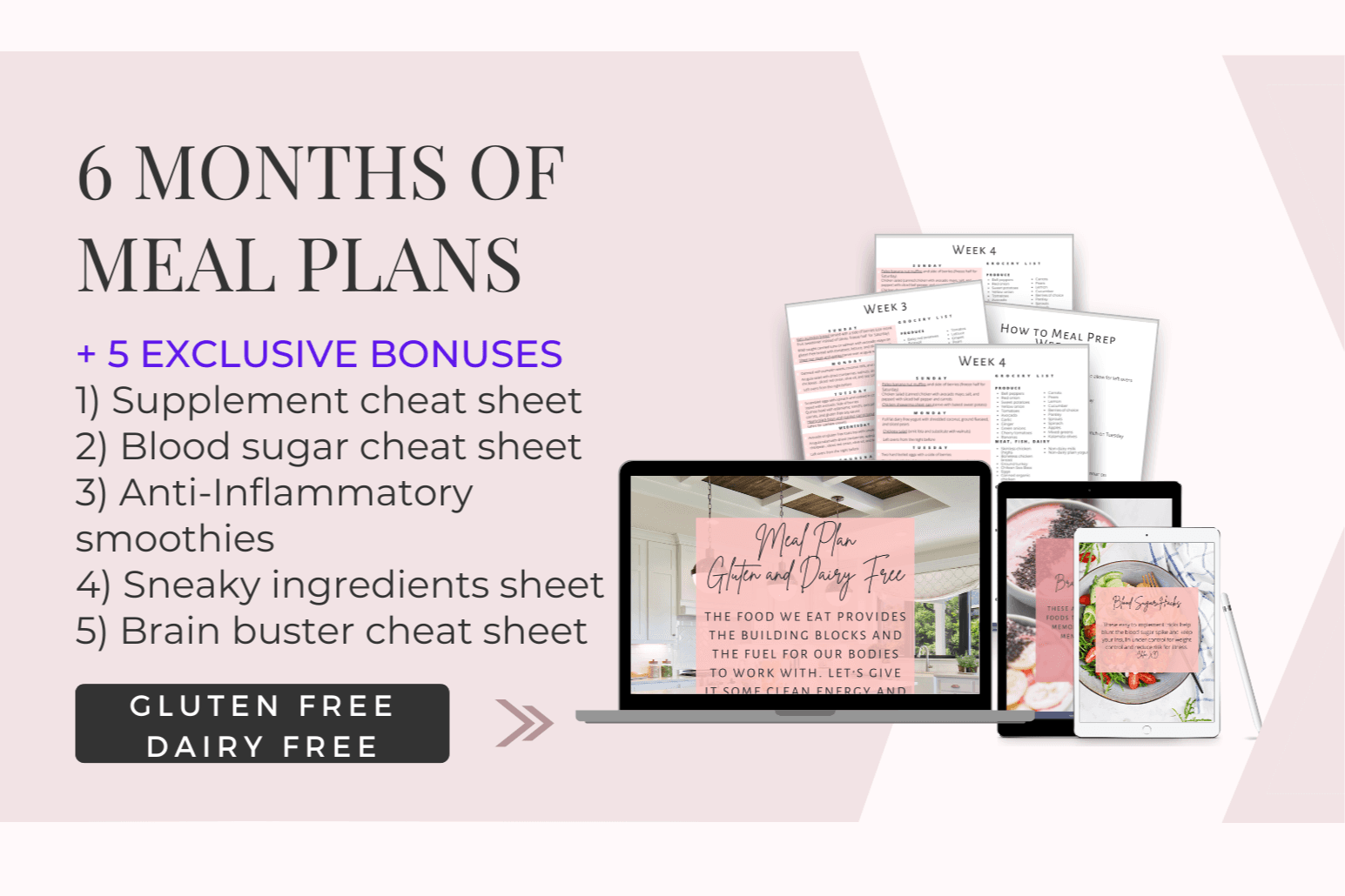 Grab your 6 MONTHS of meal plans today!