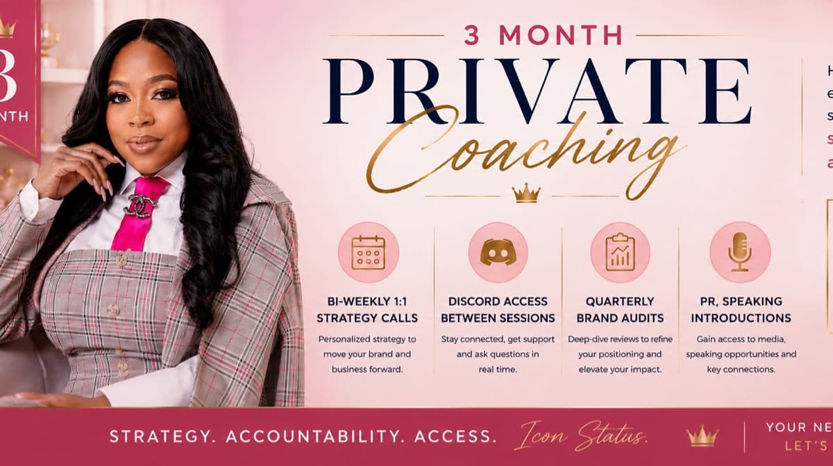 Private Iconic Coaching 1:1