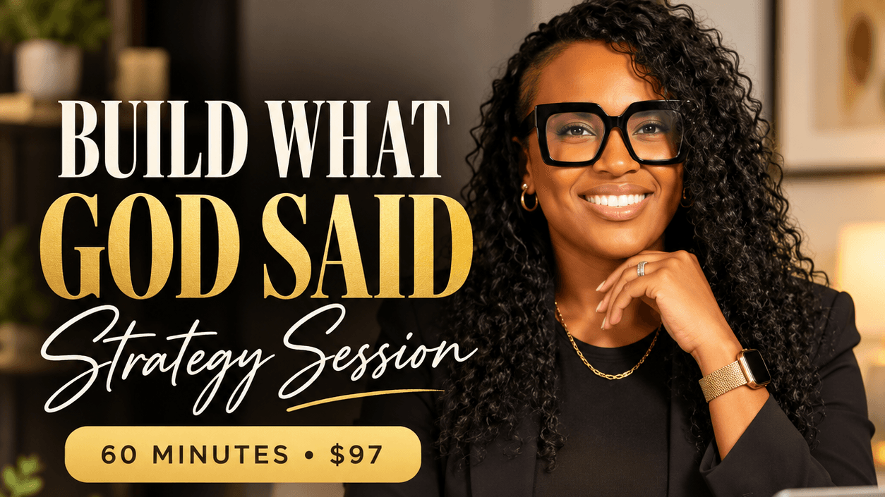 Build What God Said Strategy Session