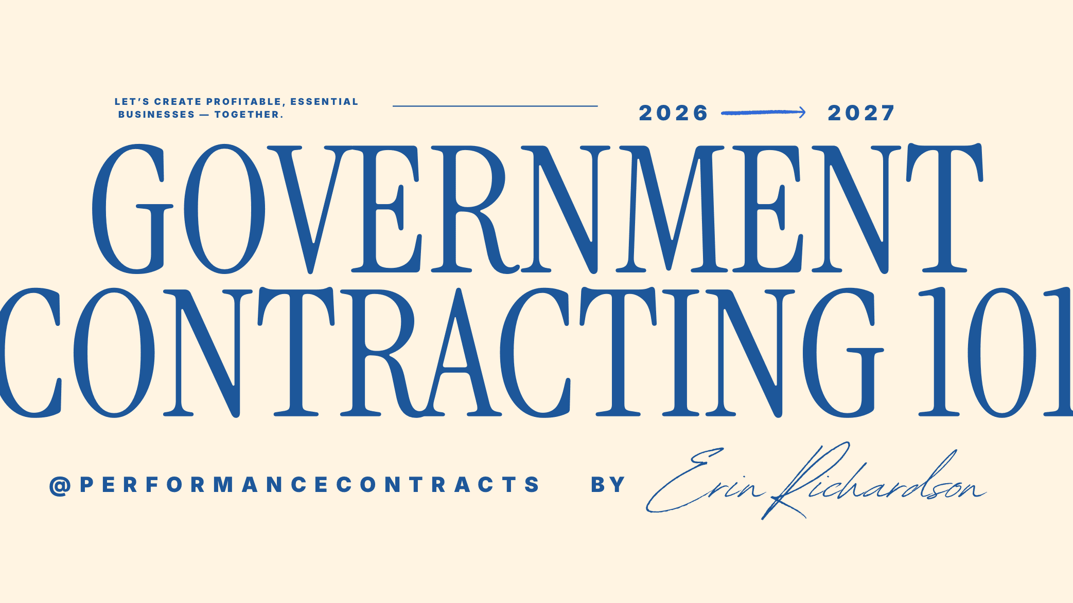 Government Contracting 101 🍂