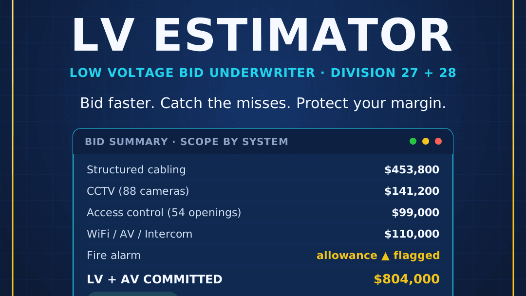 Low Voltage Estimator