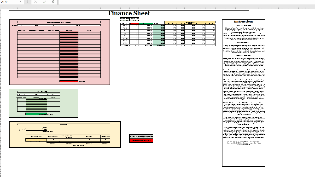 Get My Finance Sheet Now!