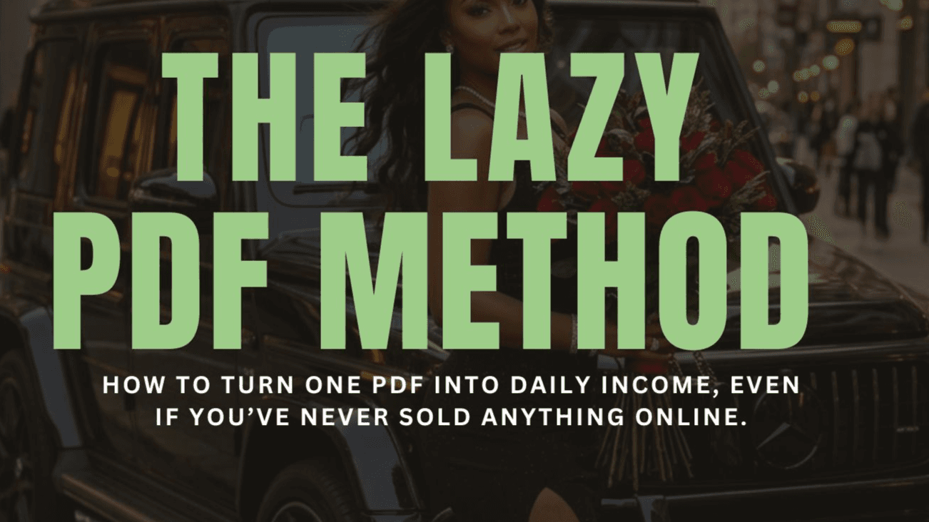 The Lazy PDF Method
