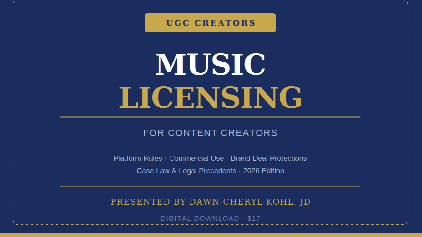 Music Licensing for Content Creators