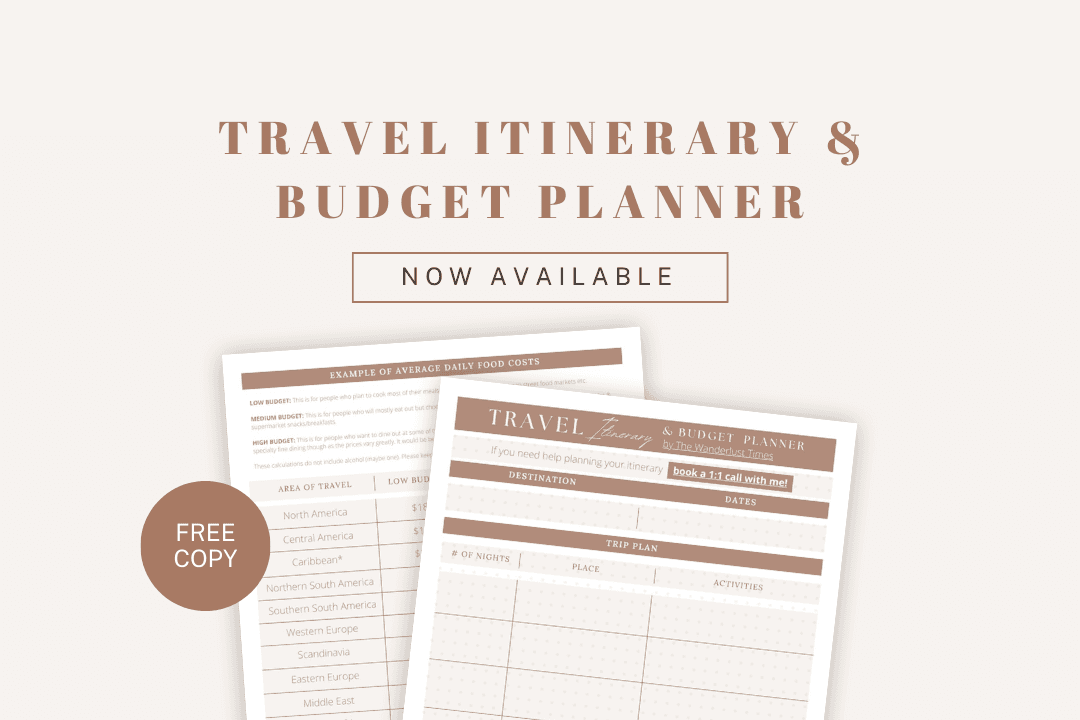 Travel Itinerary & Budget Planner