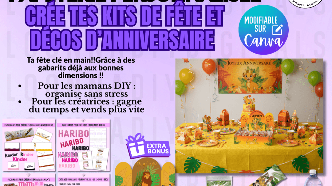 Maxi pack de template papeterie personnalisée!