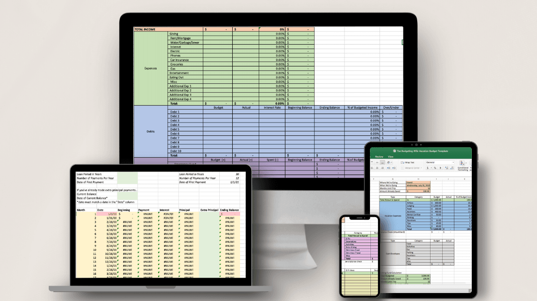 Budget Template Bundle