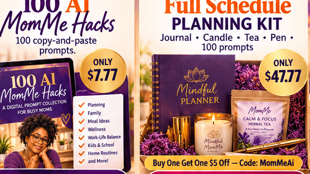 AI MomMe Full Schedule Planning Kit