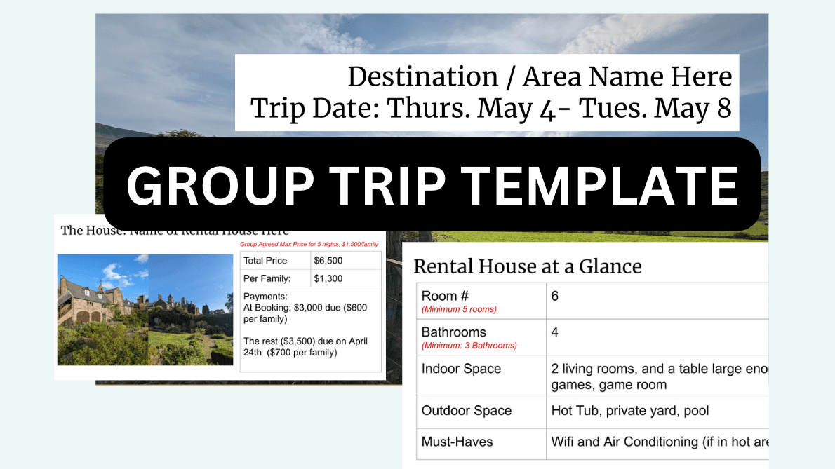 FREE Group Trip Presentation Template