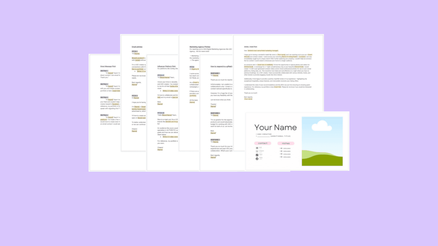 UGC Template Bundle