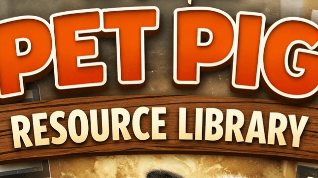The Complete Pet Pig Resource Library