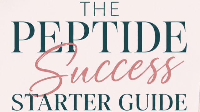 The Peptide Success Starter Guide