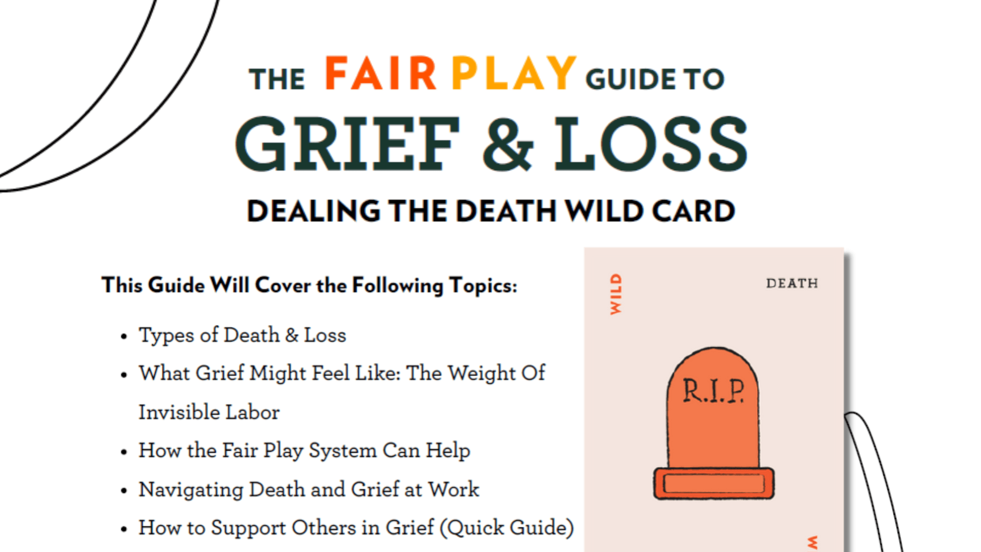 Fair Play Grief & Loss Guide