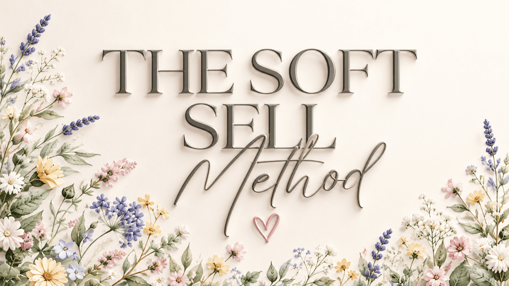The Soft Sell Method