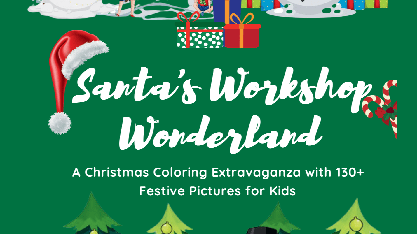 Get My Santa's Workshop Wonderland Coloring book