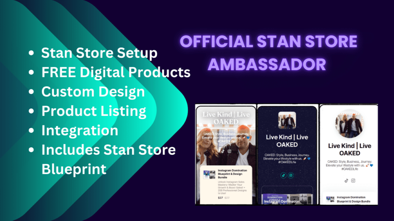 We build your Stan Store with Digital Products