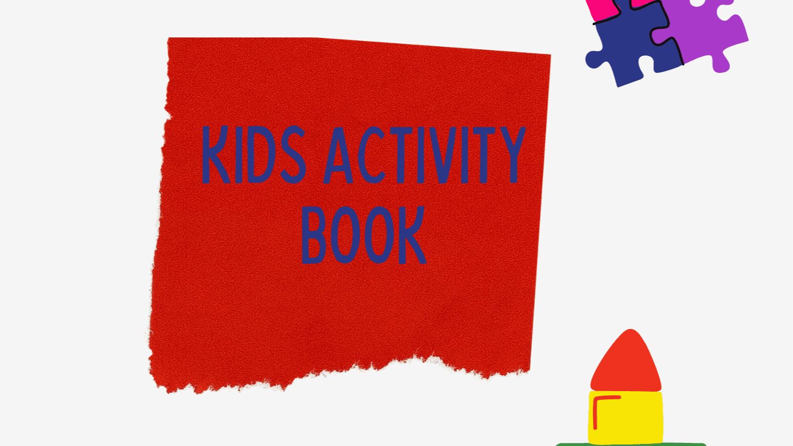 Kid's 80-Page Activity Book