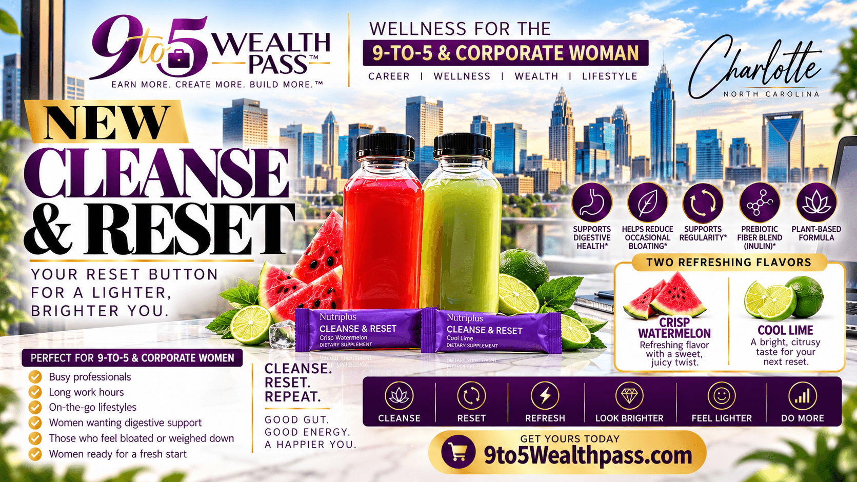 The 9to5 Flush & Glow