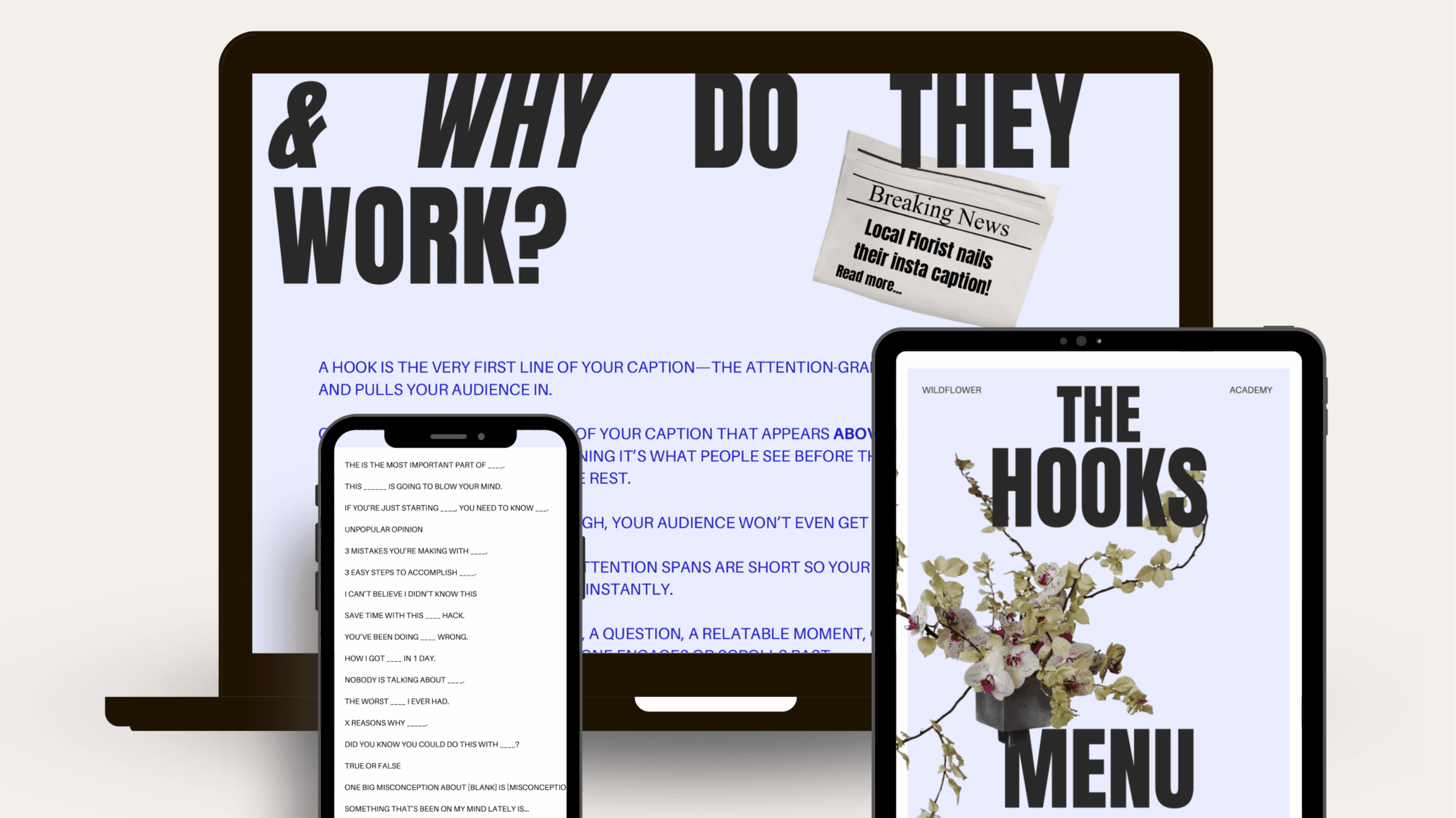 The Hooks Menu