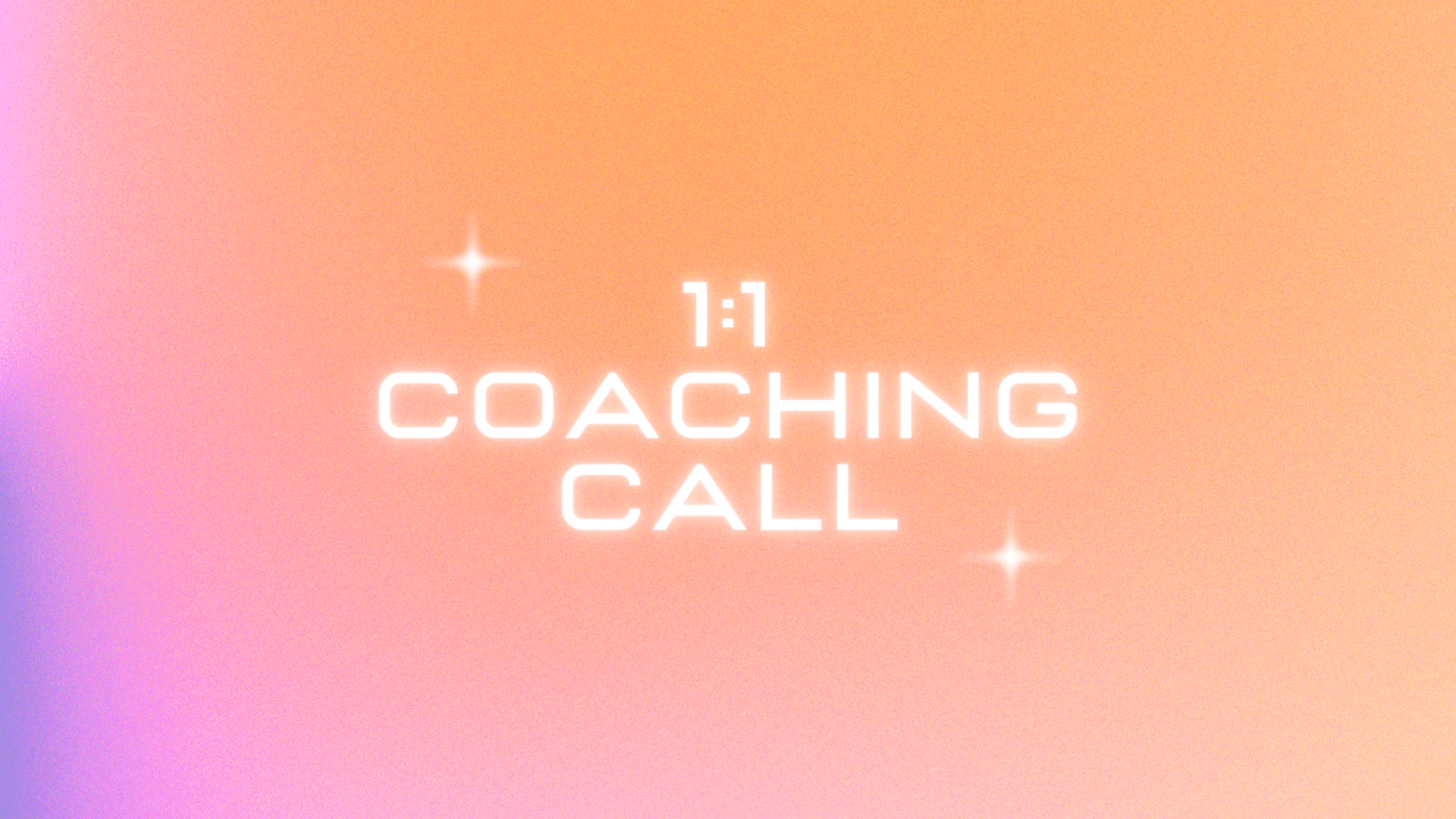 Social Media Coaching Call