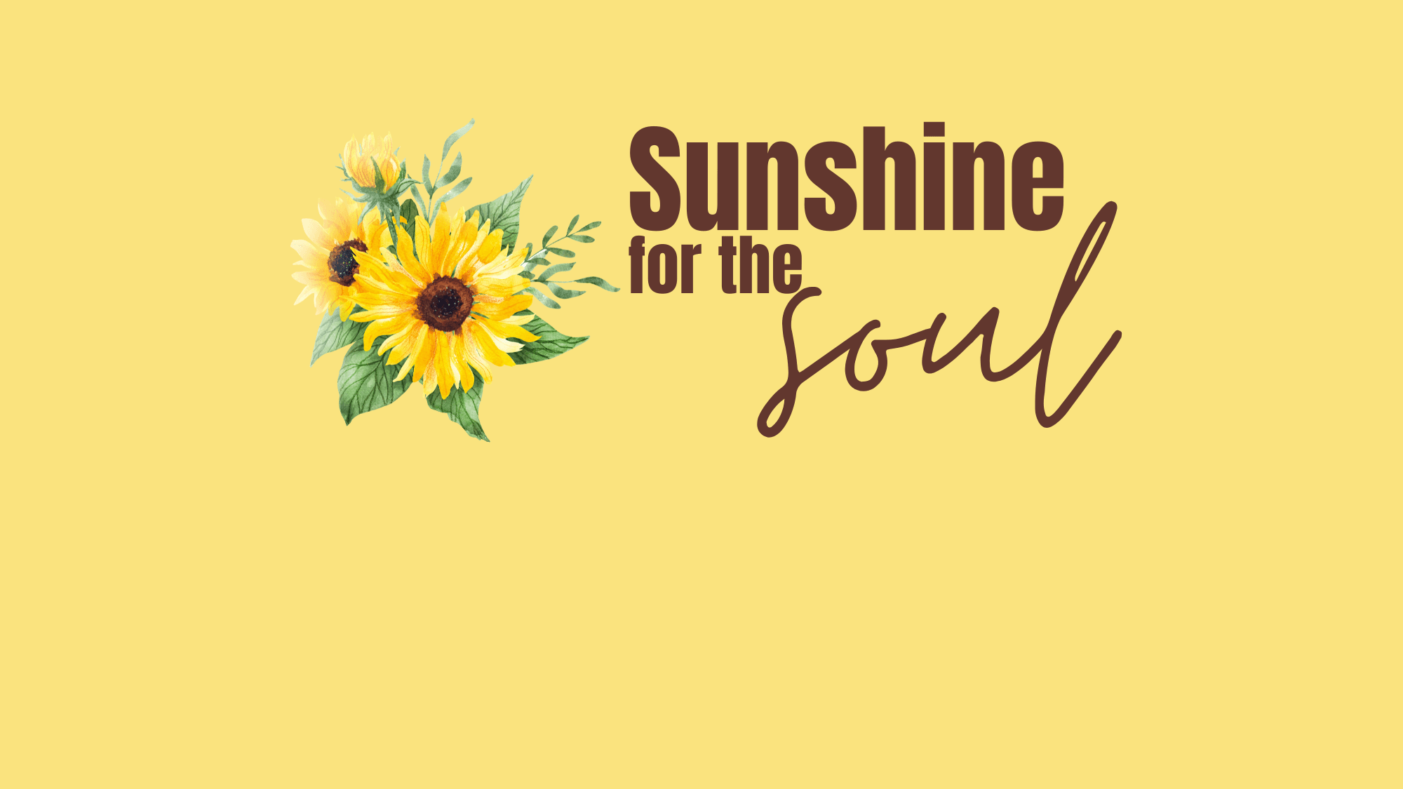 Sunshine for the Soul: 7 Day Devotional