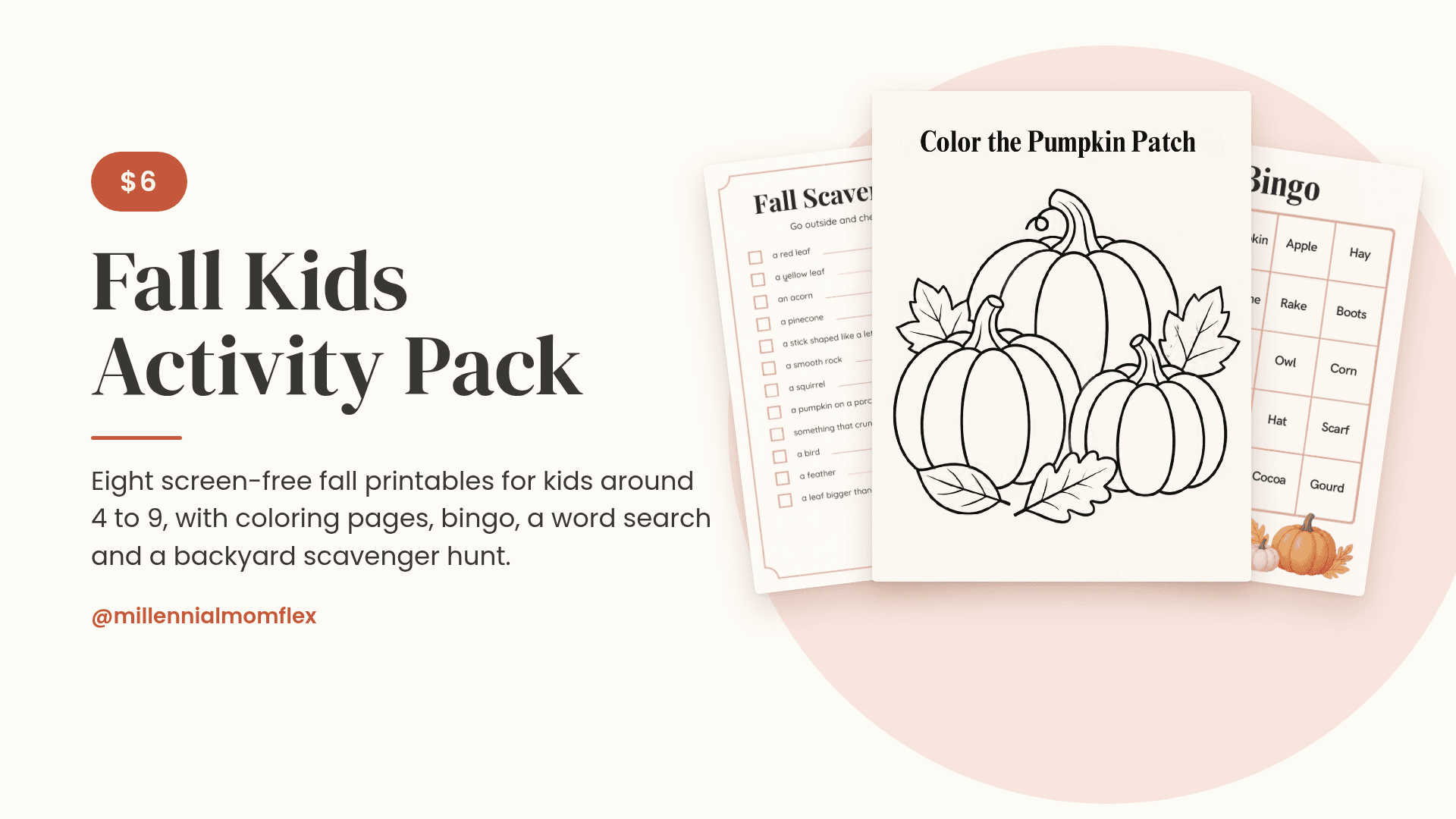 Fall Kids Activity Pack (Printable, Screen-Free)