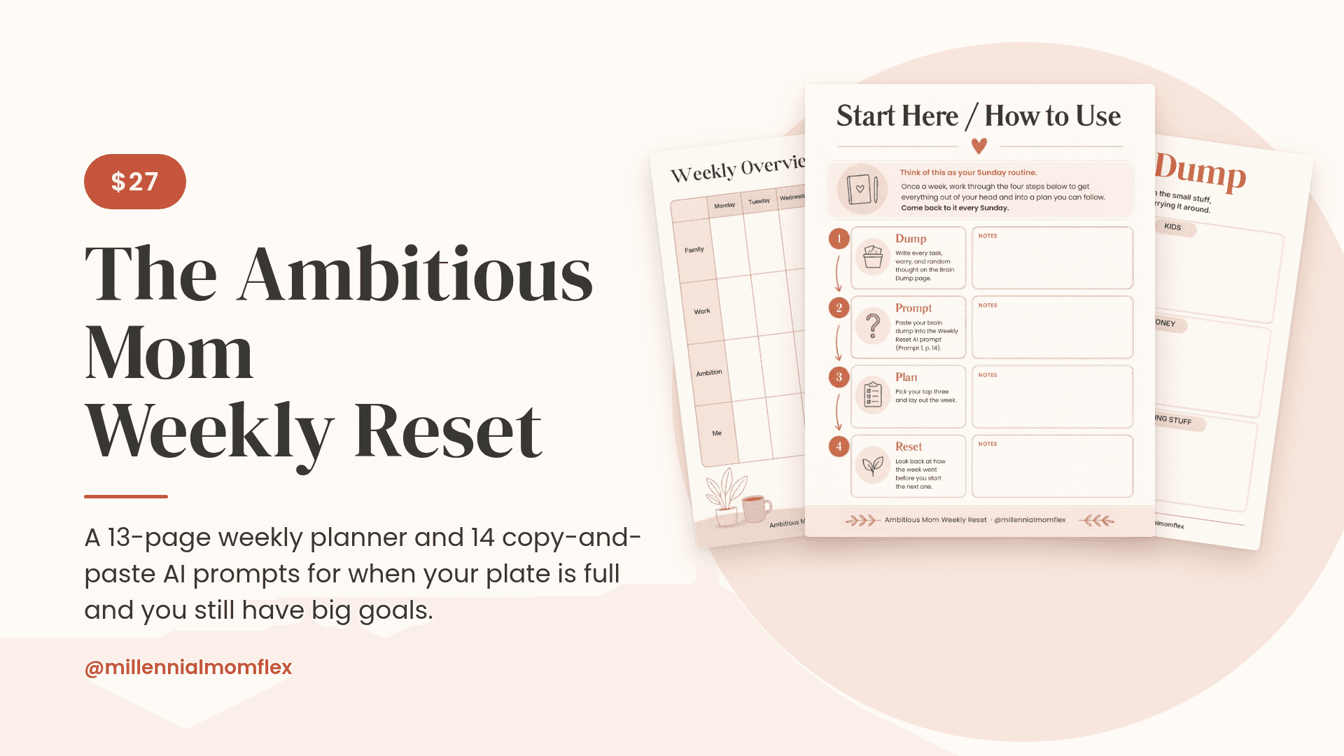 The Ambitious Mom Weekly Reset