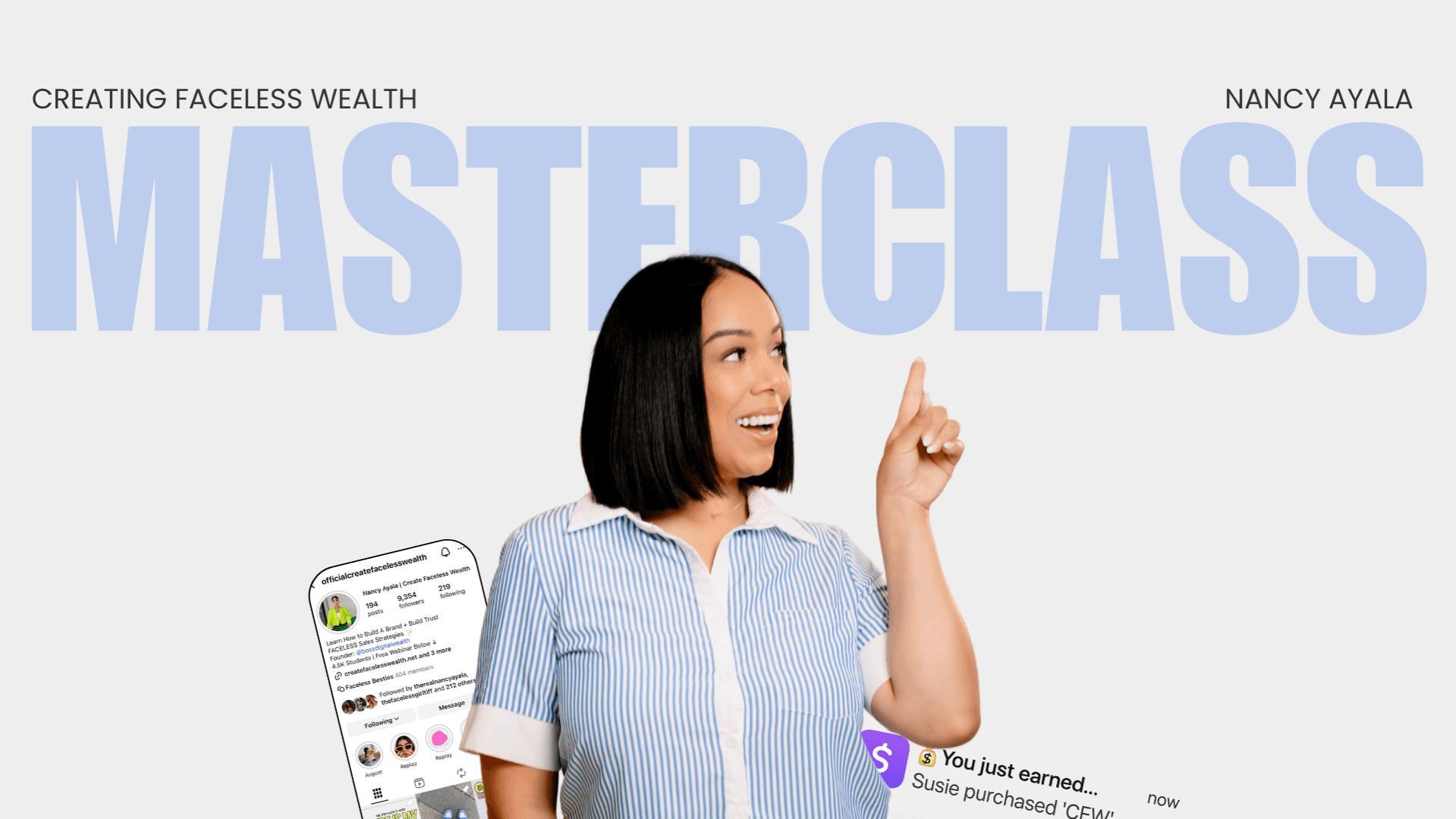 Creating Faceless Wealth Masterclass