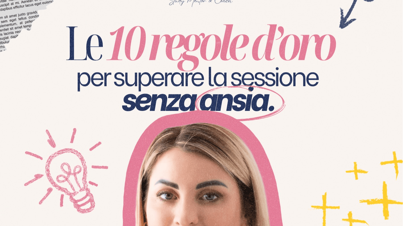 Manda a fanculo l’ansia prima degli esami ✨