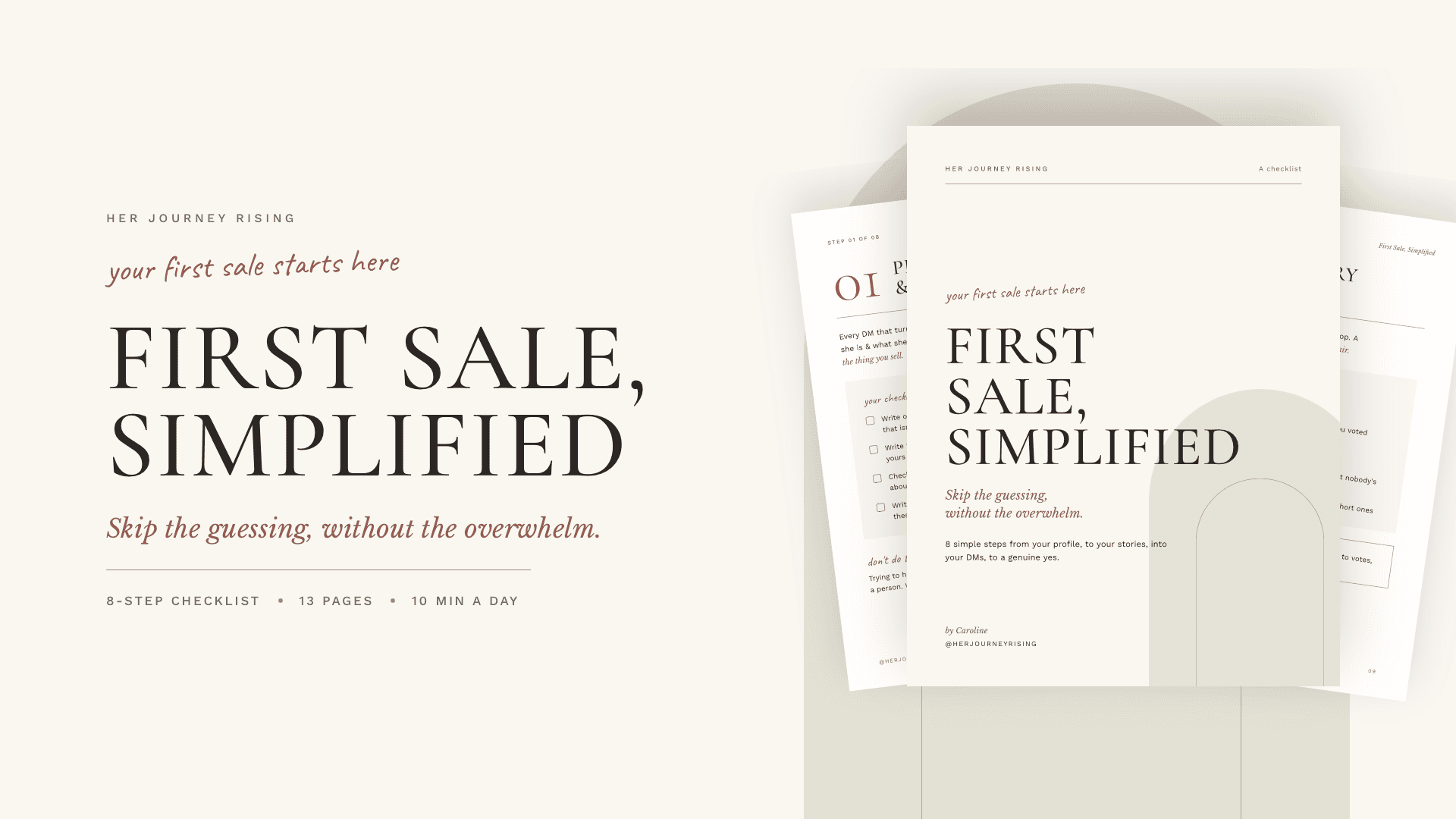First sale, simplified