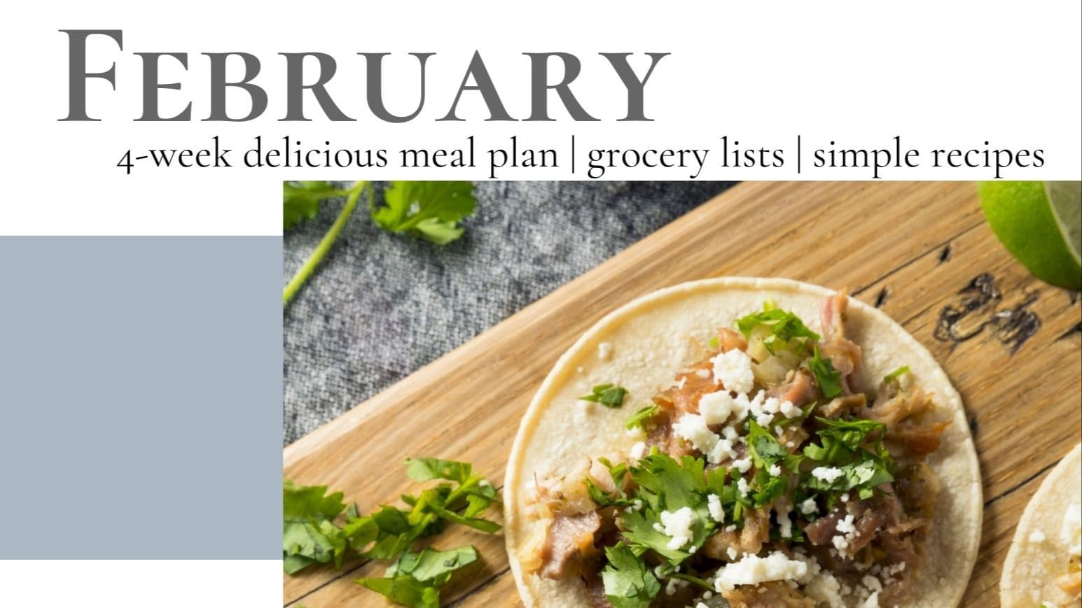 February Meal Plan