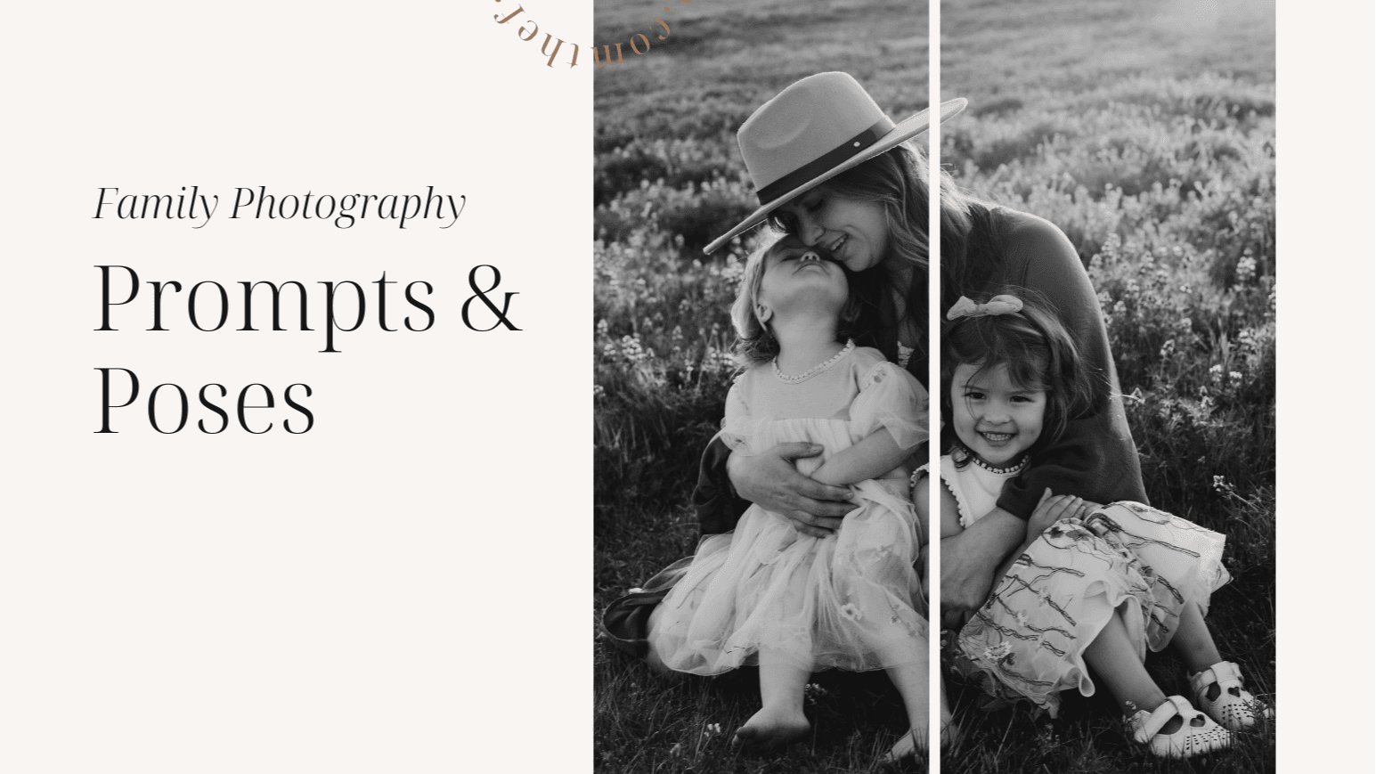 Prompts & Poses Guide for families & couples