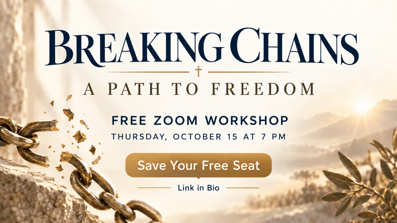 FREE - Zoom Breaking Chains A Path To Freedom