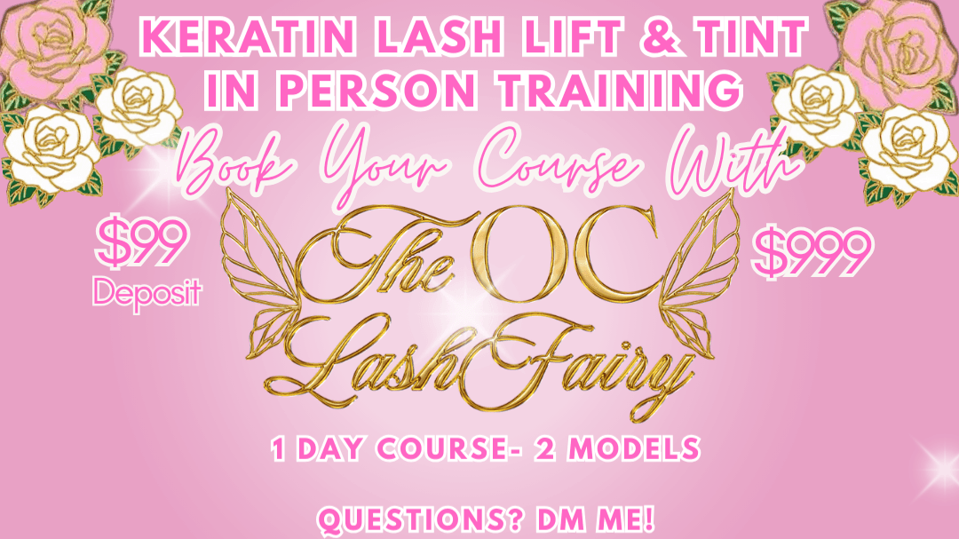 In Person Keratin Lash Lift Registration for $999!