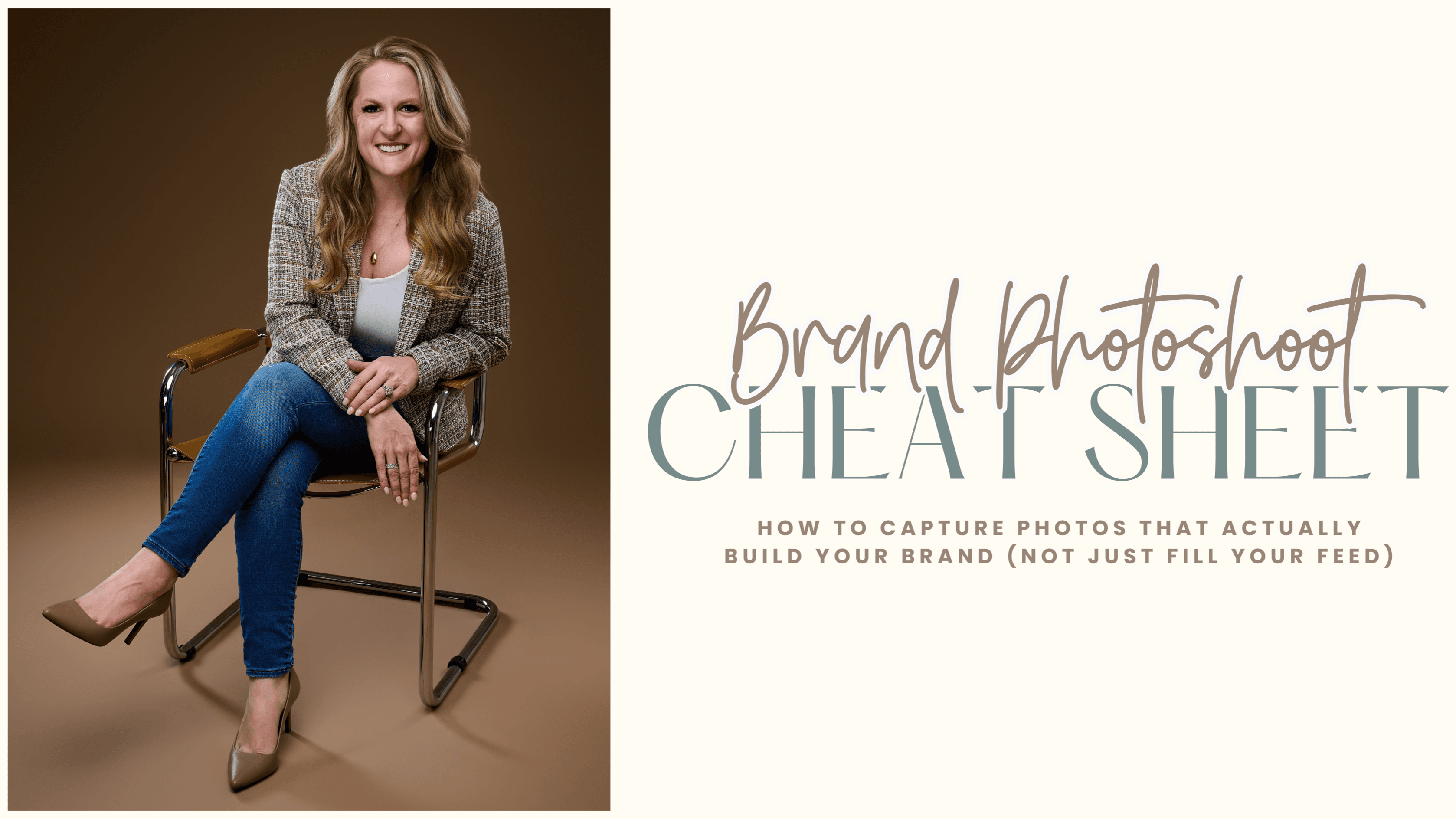 Brand Photoshoot Cheat Sheet