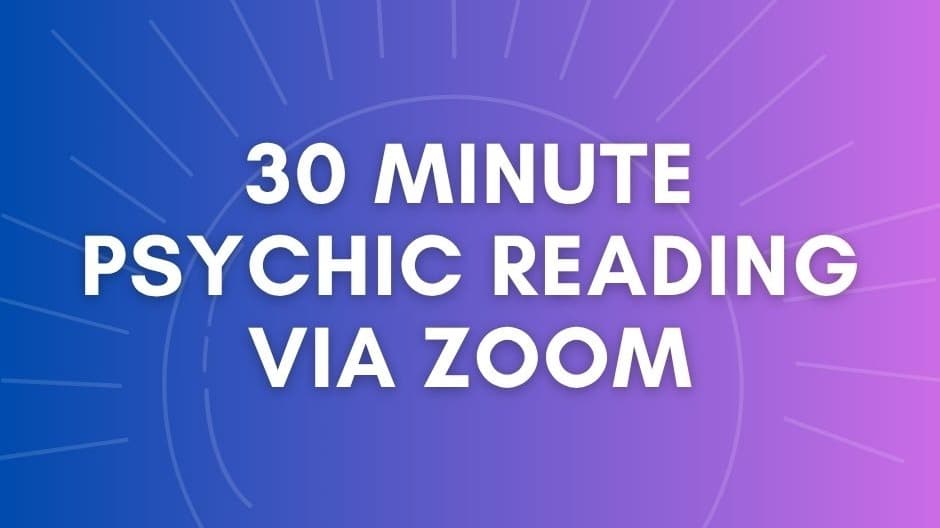 30 Minute Reading *Video call*