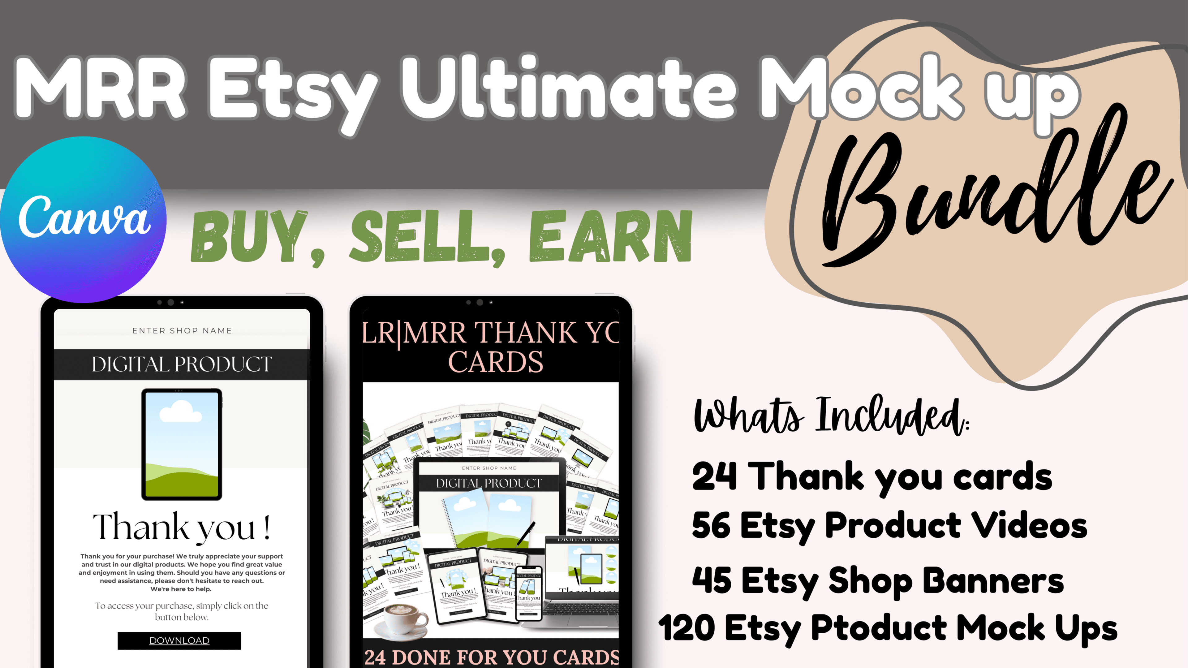 Etsy MRR Mock up BUNDLE