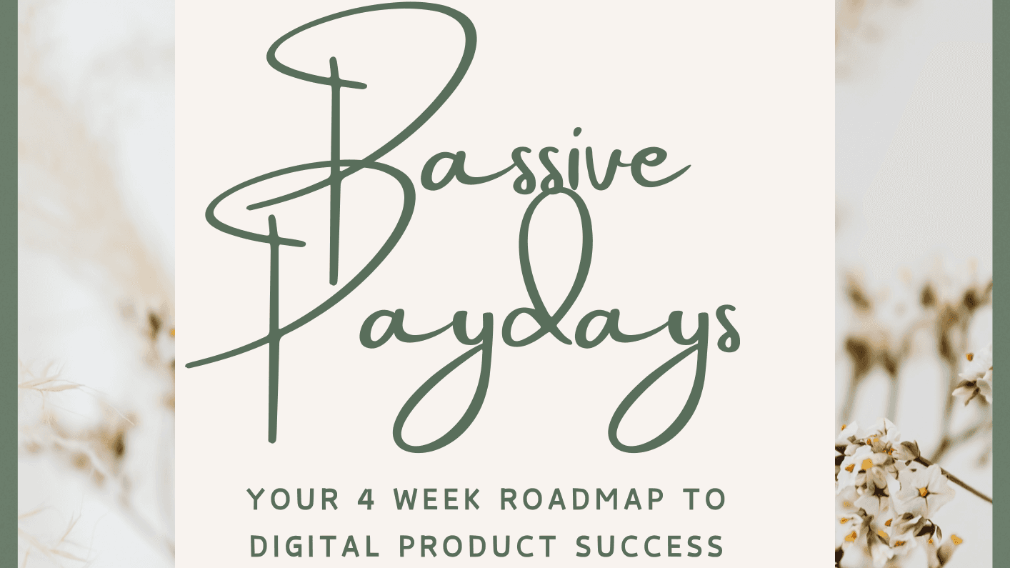 Get My Passive Paydays E-book Now!