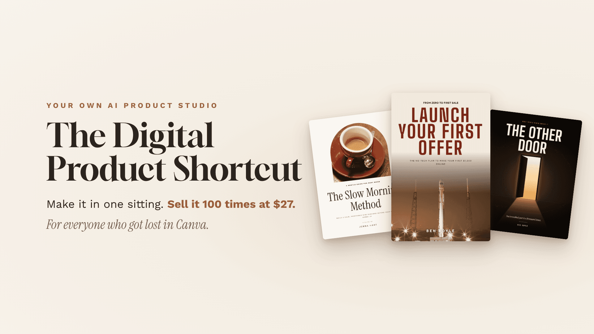 The Digital Product Shortcut