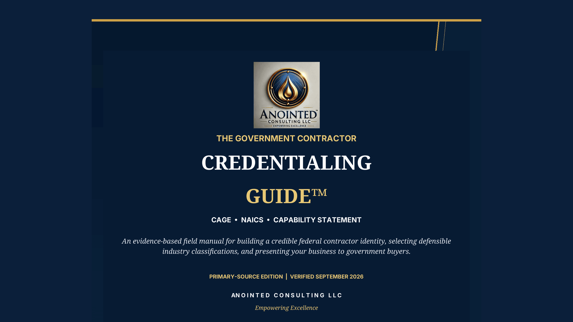 The Government Contractor Credentialing Guide
