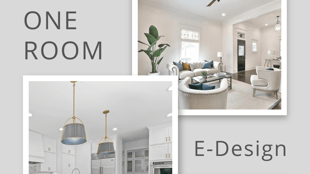 E-design Package For One Room with 2D Design
