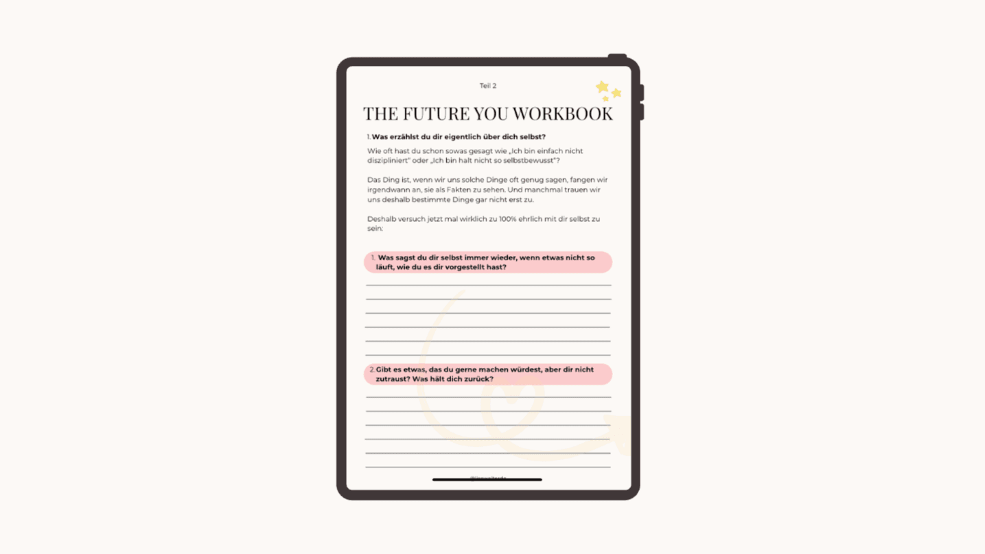 Teil 2: Future You Workbook