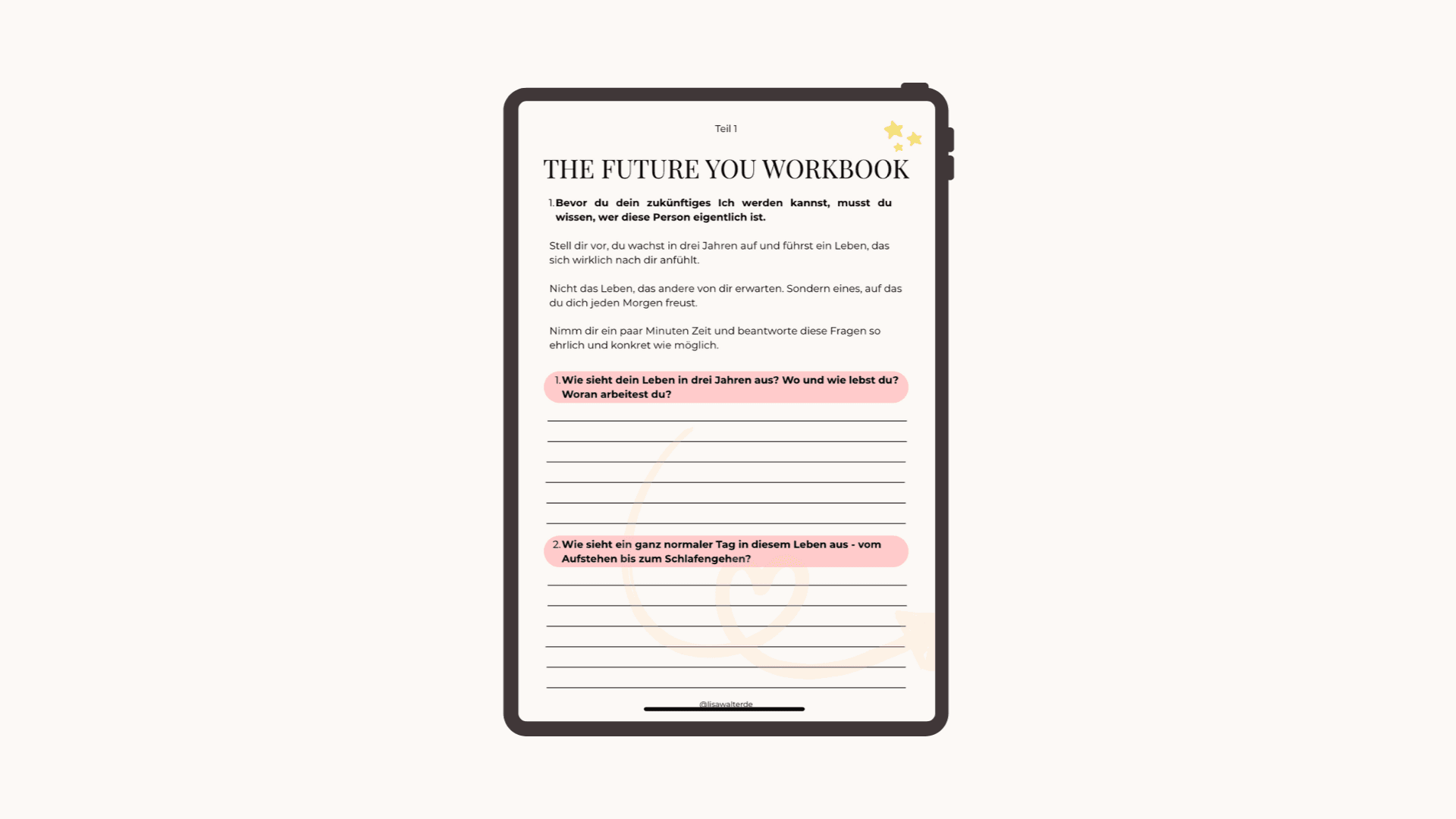Future Your Workbook (Teil 1)